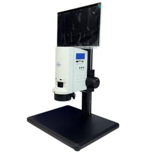 QHD-SZ STEREO ZOOM MICROSCOPE (With SCREEN and Inbuilt Camera)